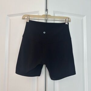 lululemon athletica Women's Black Biker Shorts